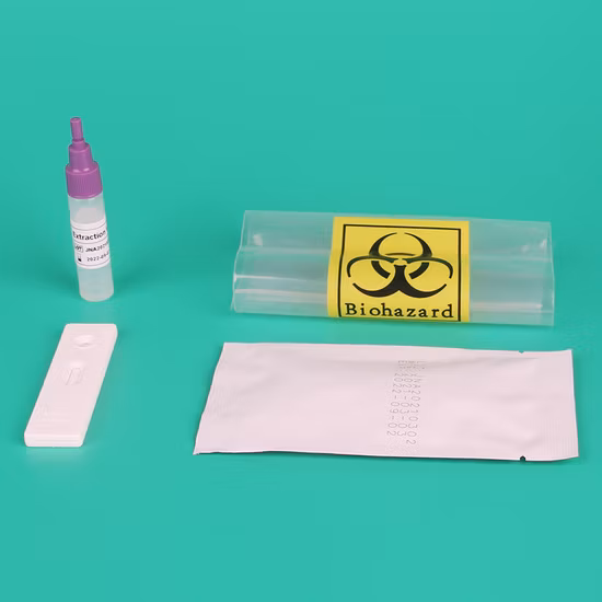 Kits de prueba rápida de antígeno de autoprueba rápida con kit de prueba de diagnóstico de hisopo nasal/oral/de saliva con CE ISO13485 ISO9001 Bfarm y kit automático de detección de Pei