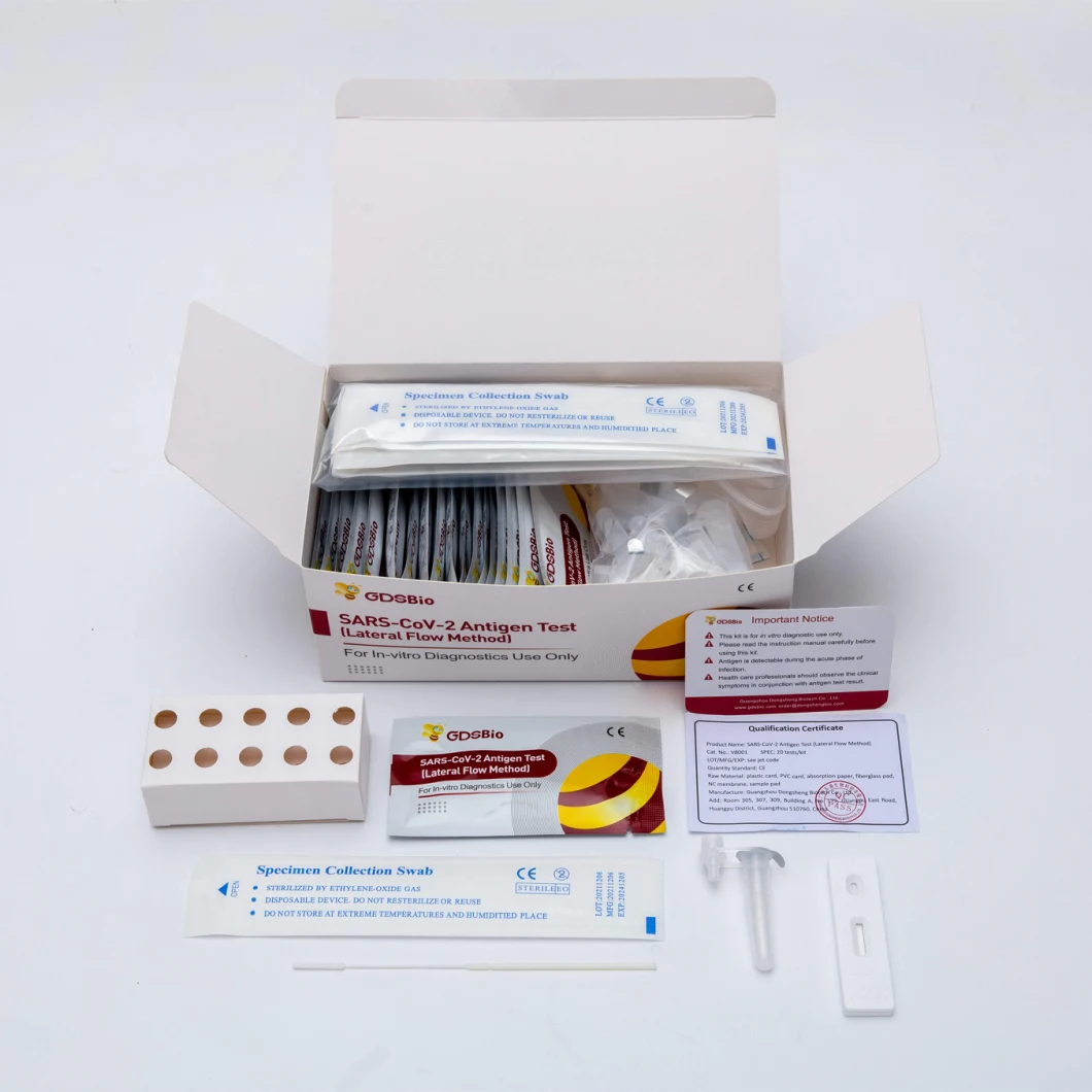 Quick Diagnosis Mouth Type Saliva Sampling Home Use Testing Nucleic Acid Antigen Rapid Test Kit