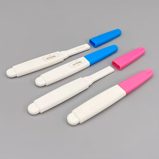 Pruebas de embarazo Detección rápida de HCG Kits de prueba de embarazo Midstream